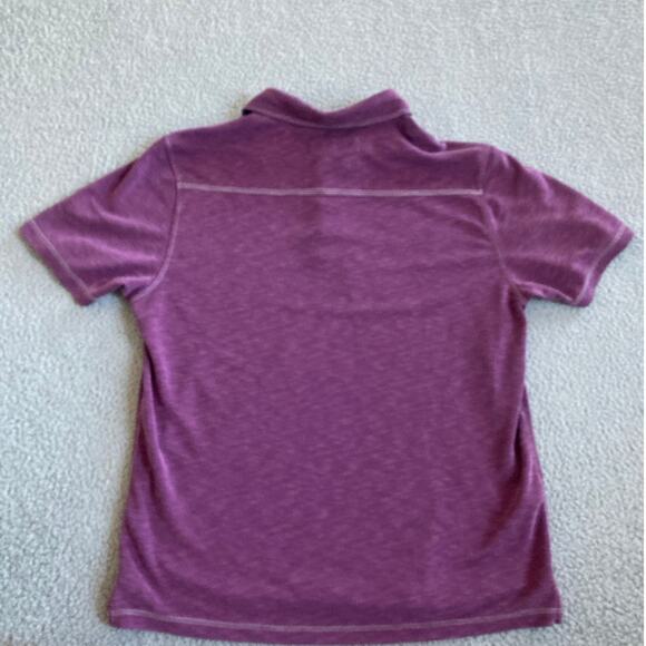 Tommy Bahama Polo Shirt Medium Short Sleeve Purple Heather Outdoor Golf Fishing - Picture 5 of 12